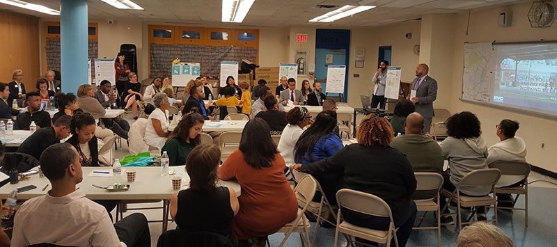 Councilmember Rafael Salamanca welcomes participants to the planning partners meeting in October 2016.