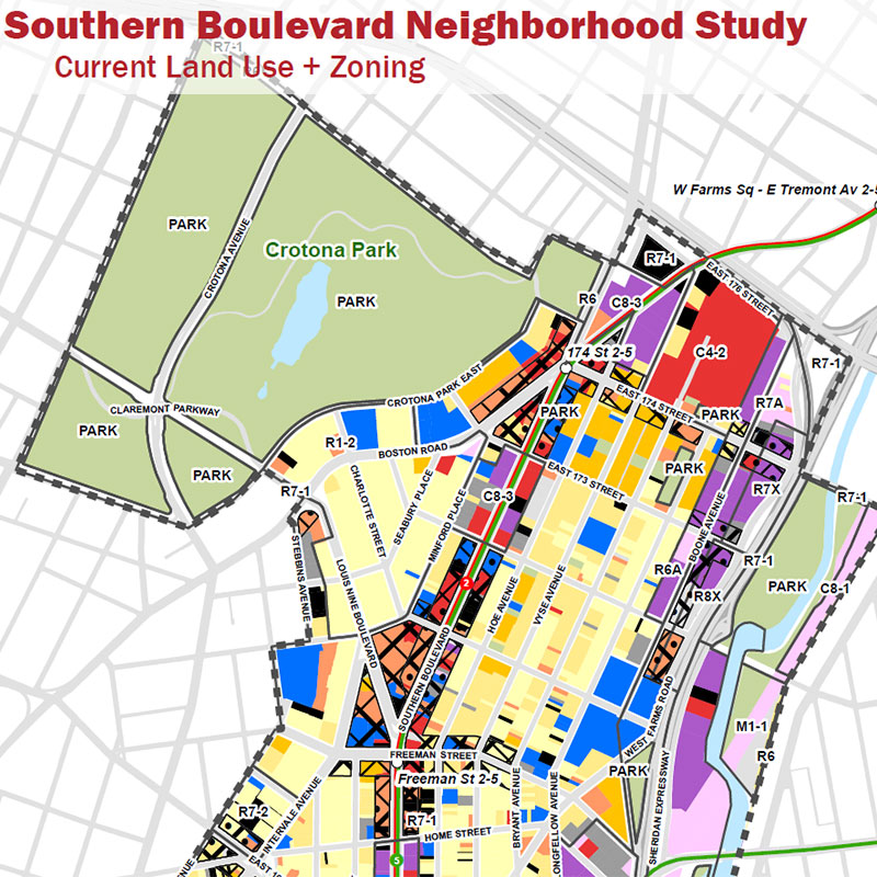 Current Land Use and Zoning Map
