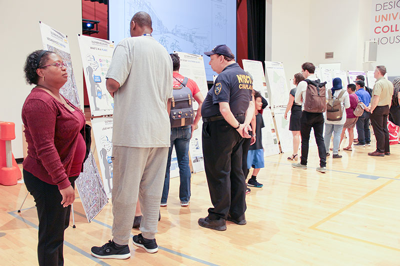 Open House Participants learn about the Southern Boulevard Neighborhood Study Background, Process, and Community Input collected so far