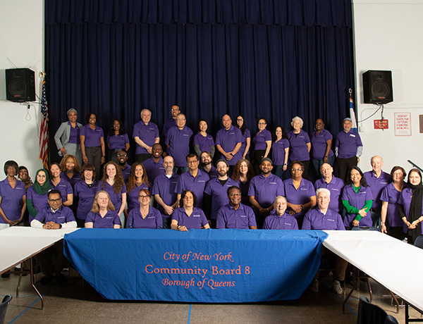 Photo of Community Board 8 Queens Members
                                           