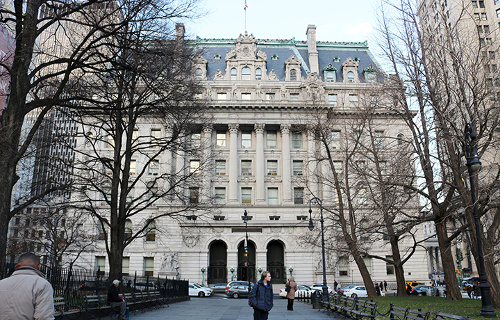 31 Chambers Street - originally built to house the Hall of Records.
                                           