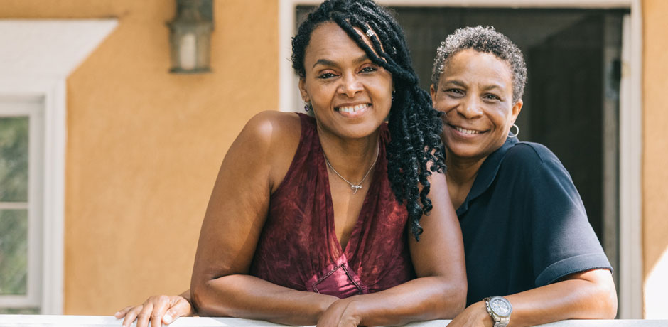 Photo of two women
                                           