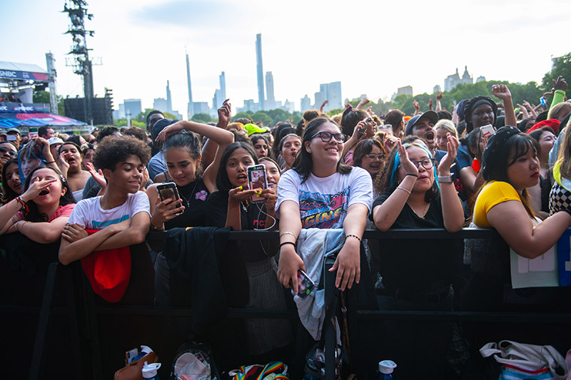 Teenagers at Concert