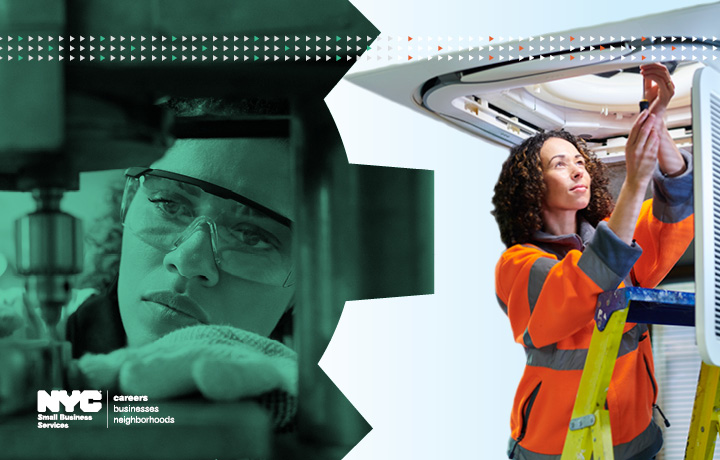 images of workers in industrial training settings
                                           