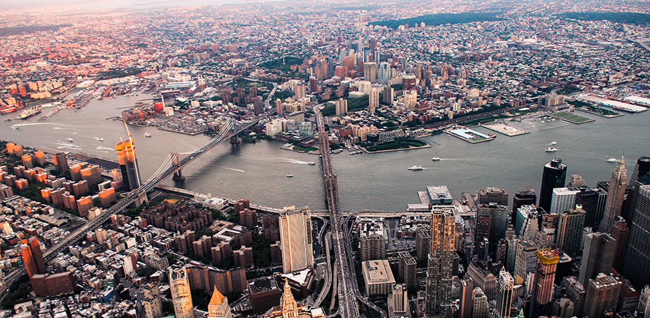 Cityscape of New York City
                                           