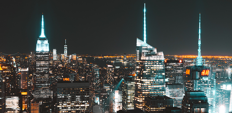 New York City night view
                                           