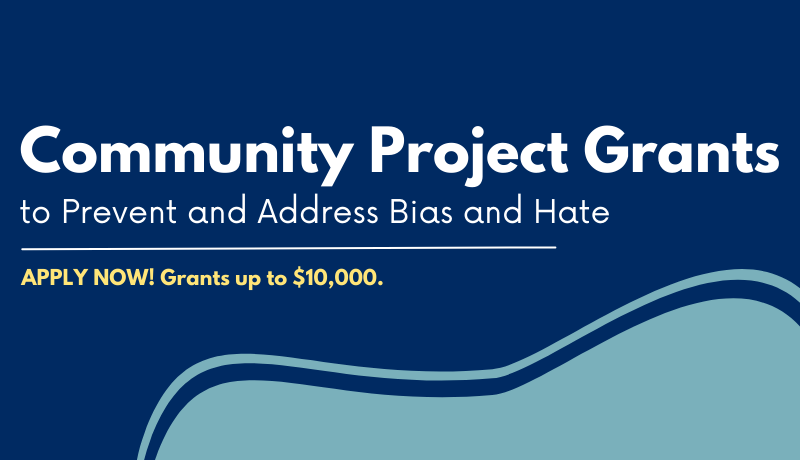Flyer for Community Project Grants up to $5000.
                                           
