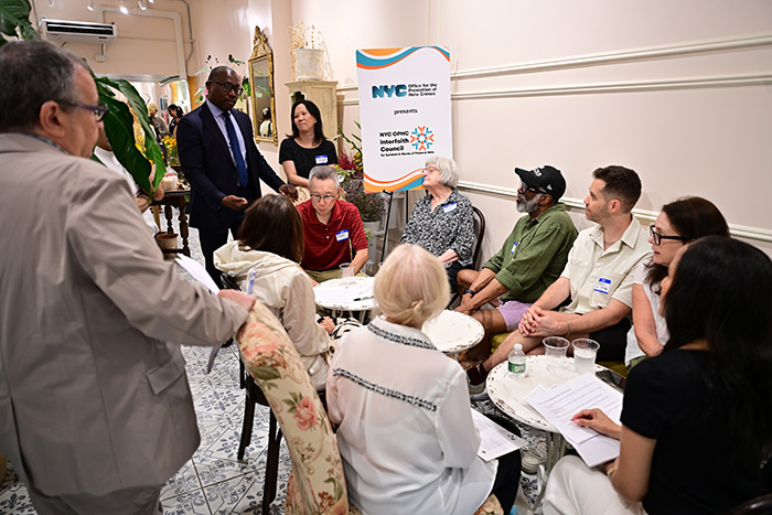 Group discussion at BBBB event, with diverse members.