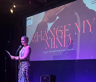 A Community Project Grant event on spoken words and performance with anti-hate topic