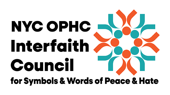 NYC OPHC Interfaith Council for Symbols and words of Peace and Hate logo