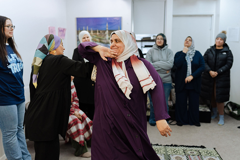 Malikah, non profit organization is teaching self defense to Muslim communities