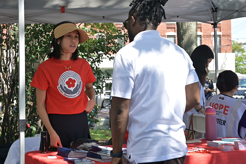 Asian American Federation representative is answering questions from communities