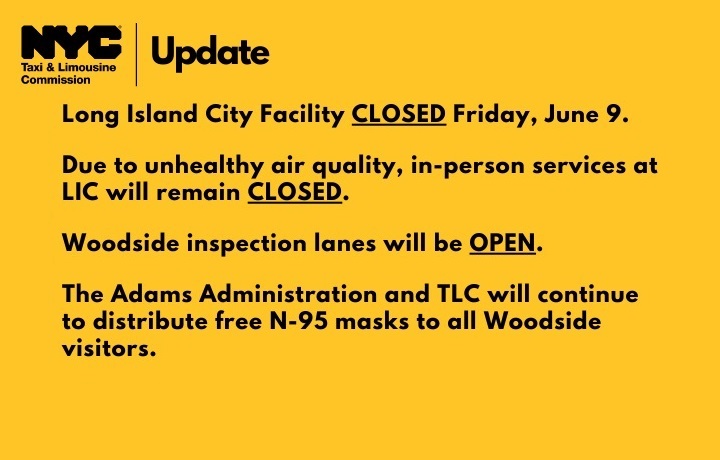 Air Quality Health Advisory for New York City 
                                           