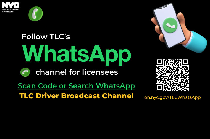 WhatsApp Driver Channel.
                                           