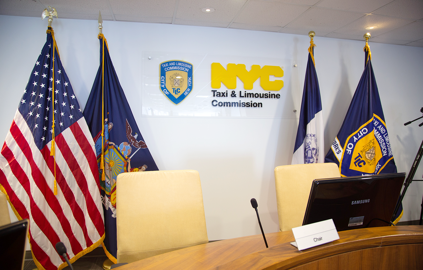 photo of a Commission meeting