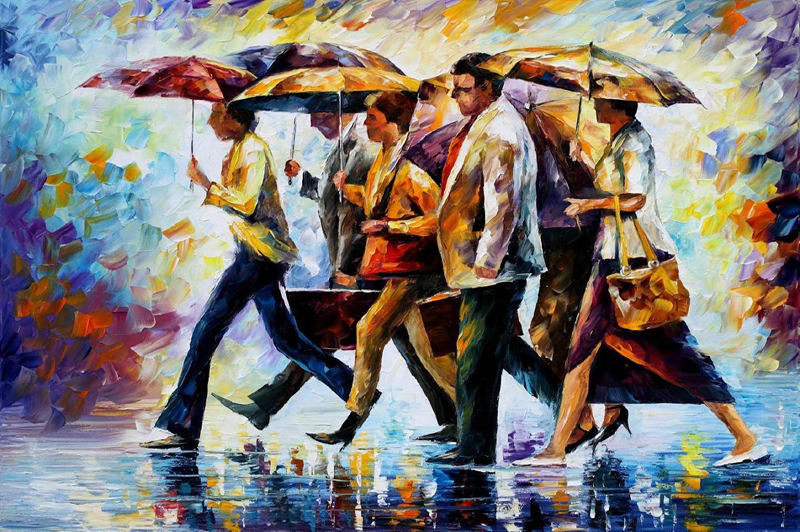 Today I Forgot My Umbrella
                                           