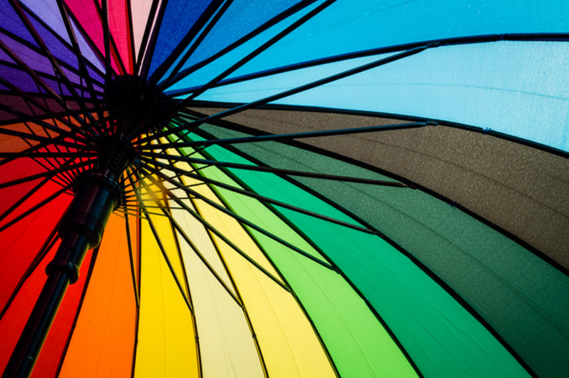 rainbow spokes