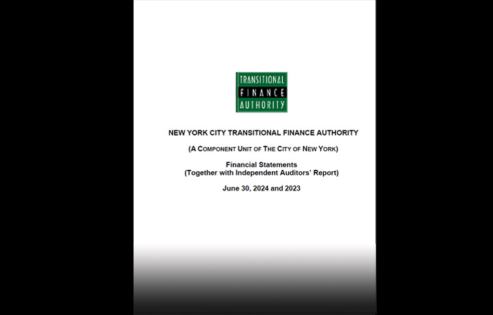 TFA FY 2024 Financial Statements Cover
                                           