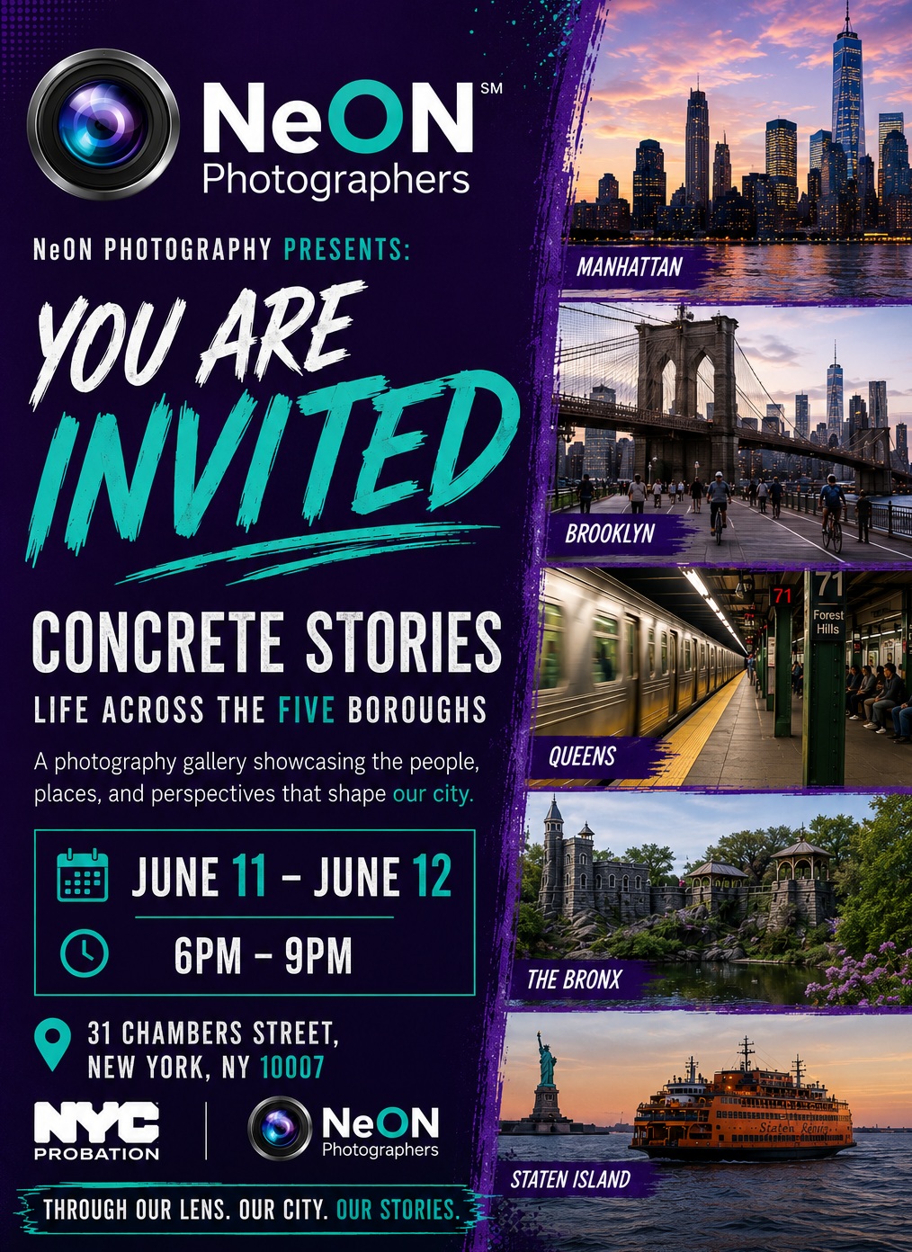 2026 NeON Photography Flyer