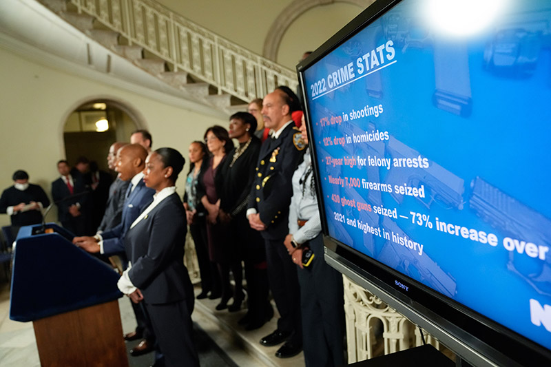 Mayor Adams Delivers Public Safety Wins for New Yorkers Over First Year ...
