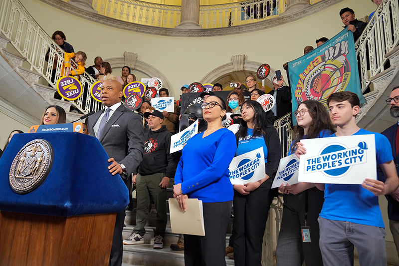 Mayor Adams Announces First Annual Increase In Minimum Pay Rate For App ...