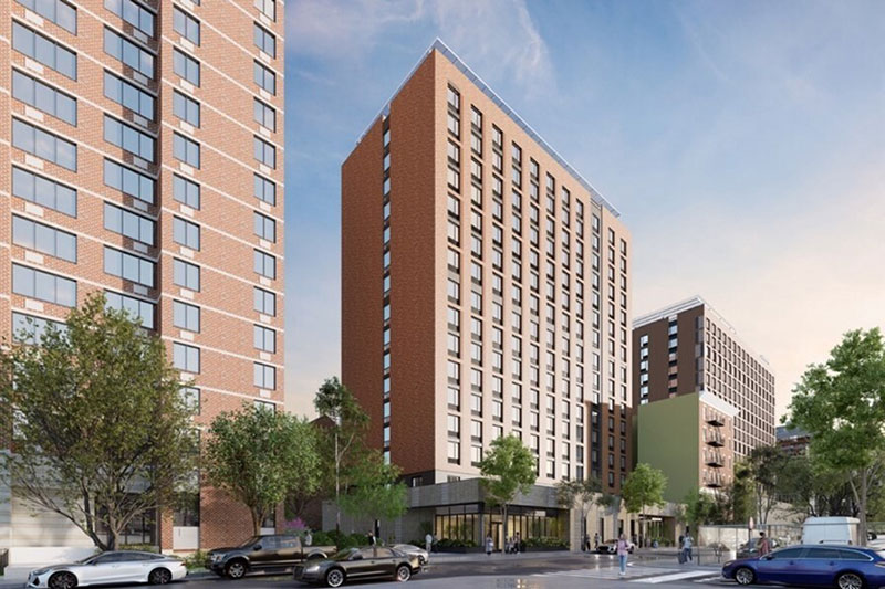 Rendering of Ridge Street Apartments