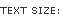 Text Size