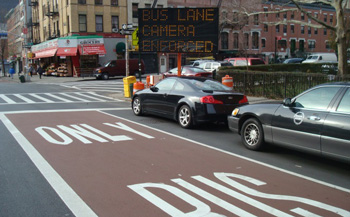 Bus lane camera