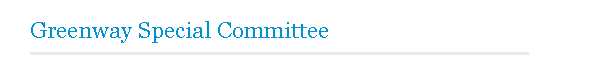 Greenway Special Committee
