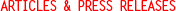 Articles and Press Releases