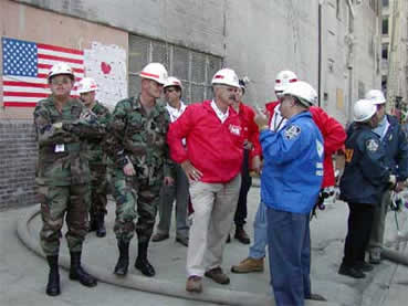Commissioner Miele Leads Army Corps Tour of WTC