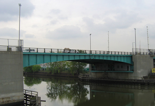 View of the Greenpoint bridge