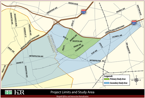 Maspeth bypass projectmap