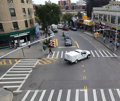 Traffic on Grand Avenue and Burnside Avenue
