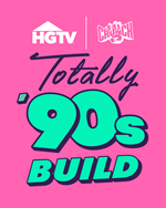 H G T V and Crunch Fitness logos for the Totally 90's Build series