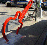 David Byrne's Bike Rack called The Hipster