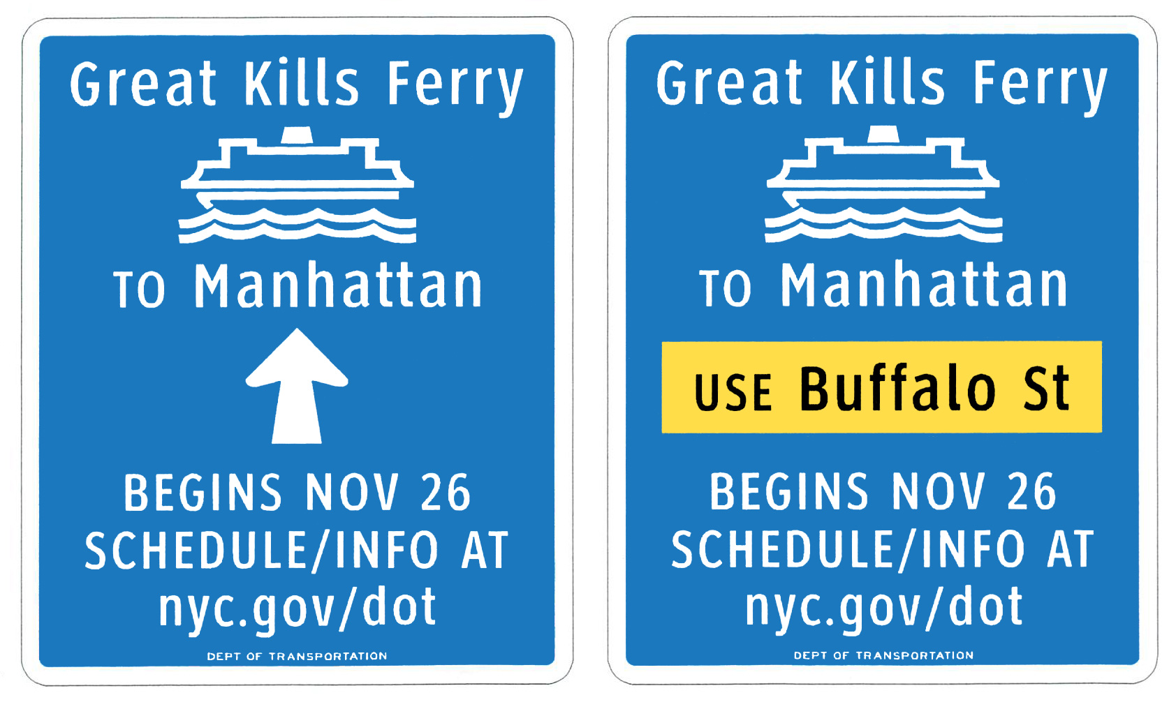 Great Kills Signs