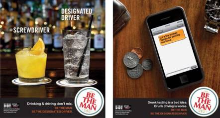 Examples of New You The Man Campaign Visuals