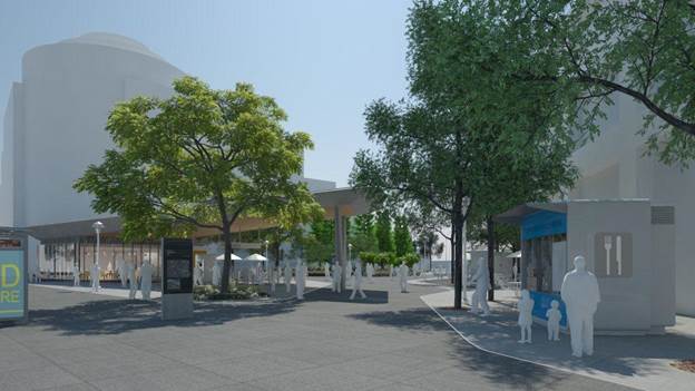 Rendition #2 of the new Fordham Plaza