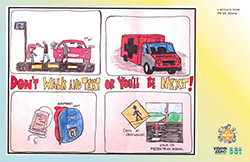 3rd Place student drawing P.S. 69, Bronx