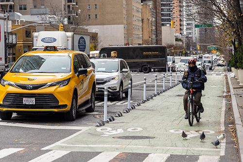 Pedestrian Safety Island  NYC Street Design Manual