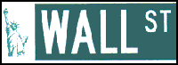 Wall street sign with Lady Liberty Logo