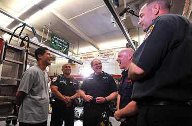 Window Washer Who Fell 47 Stories Meets Firefighter/Paramedic Rescuers