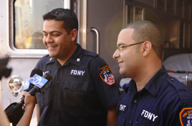 FDNY EMTs Save Woman who Fell onto Subway Tracks