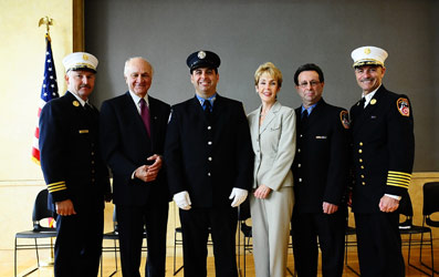 Members of Engine 271 and Ladder 124 celebrated their firehouse centennial on Sept. 20 with dozens of past and present firefighters, friends and family members in Brooklyn.
