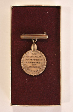 The Life Saving Benevolent Association bronze bar, presented to 11 FDNY firefighters.