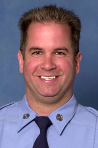Firefighter Paul Warhola