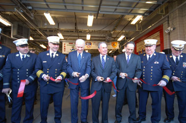 Ribbon Cut on New Firehouse in Brooklyn