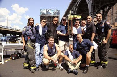 Firefighters from Engine 47 took home first place honors.