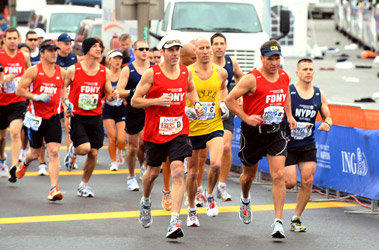 FDNY members beat NYPD for the sixth year in a row during this year's marathon